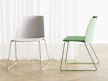 VEDETTE - Sled base chair by Las Mobili - view 2